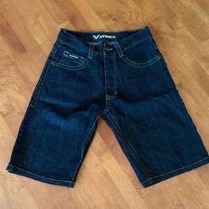Avirex Men's Deep Indigo Jean Shorts